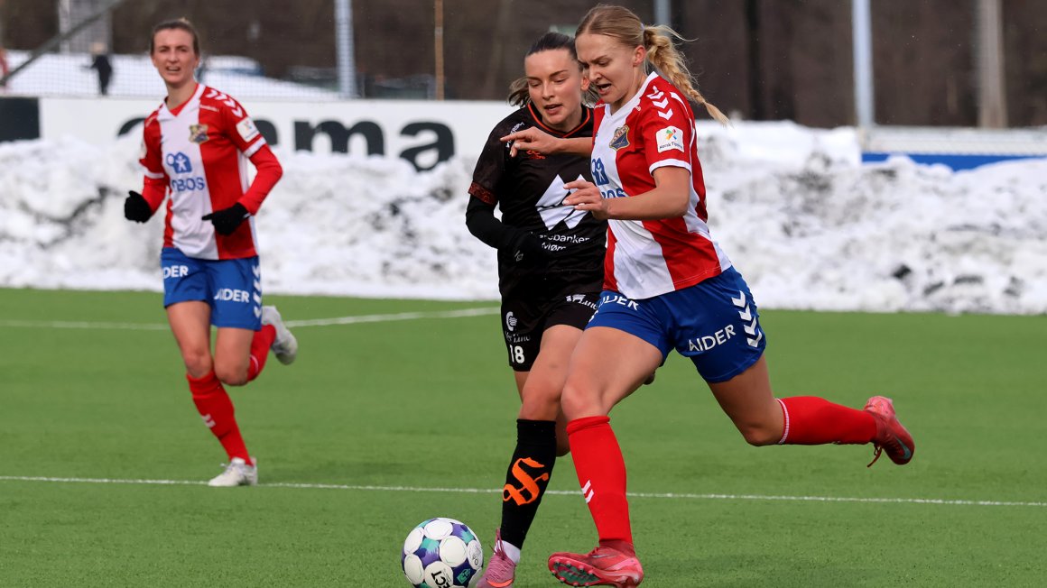 Taper i treningskampen mot AaFK