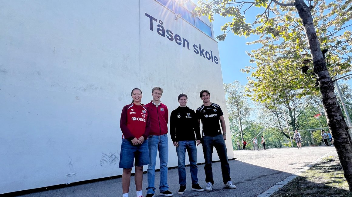 På besøk hos Tåsen skole