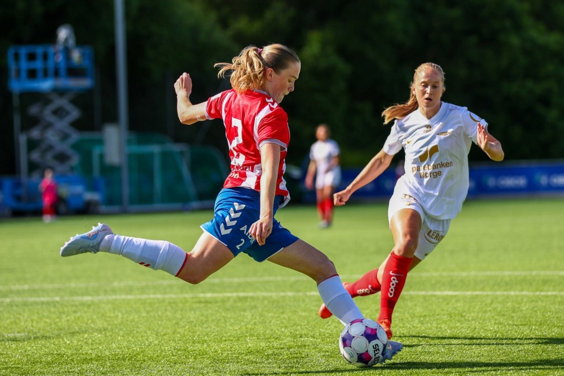 Ina Raaum Andreassen har fått vist frem kvalitetene sine i Lyn-drakten. Foto: Petter Alexandersen