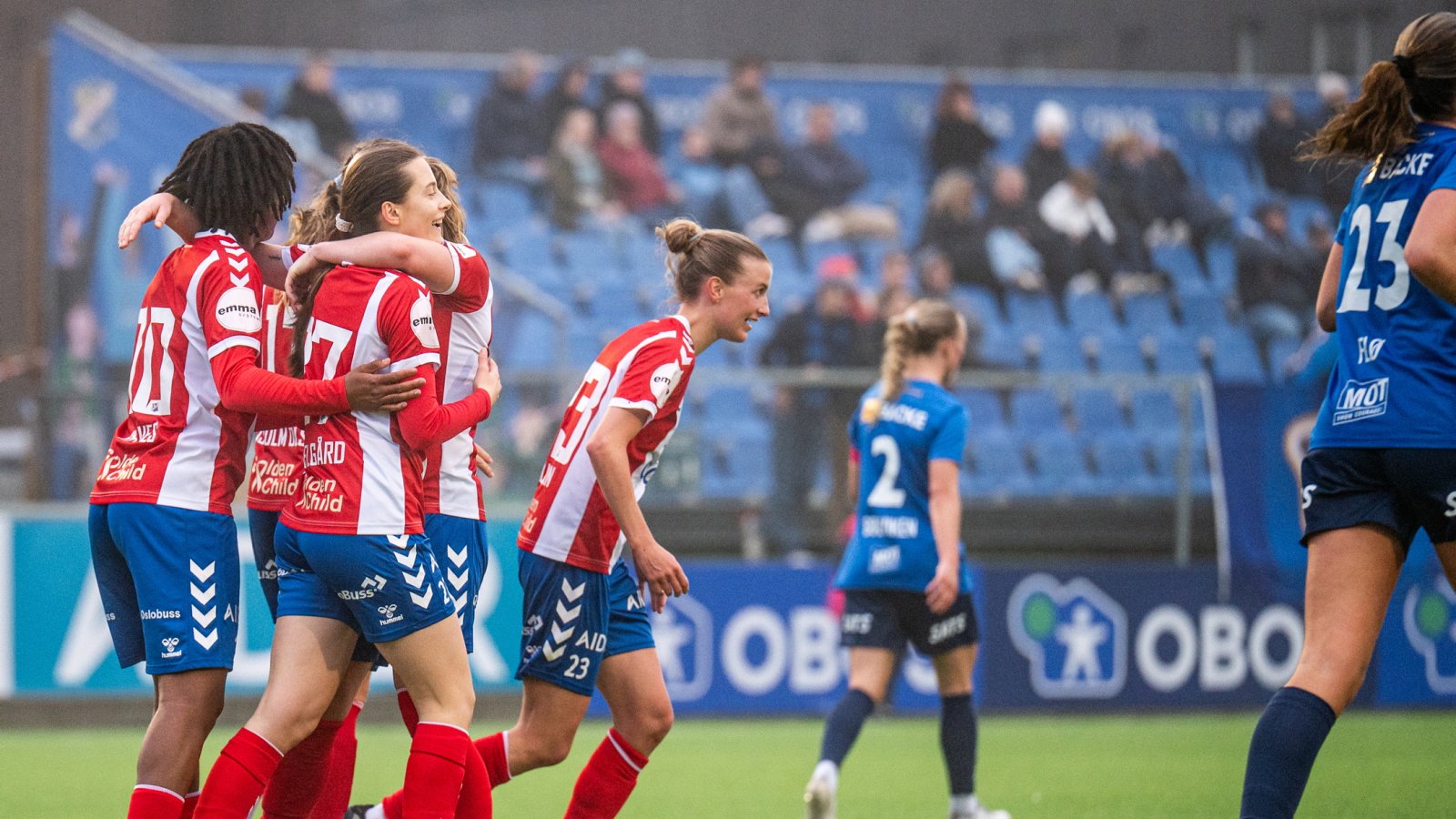 Maia Melgård med scoring mot Stabæk i 2025. Foto: Kladd.no / Lars Opstad