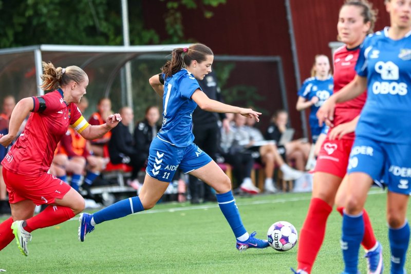 J17 VM-klare Maia Melgård har vært i fyr og flamme denne høsten. Foto: Petter Alexandersen