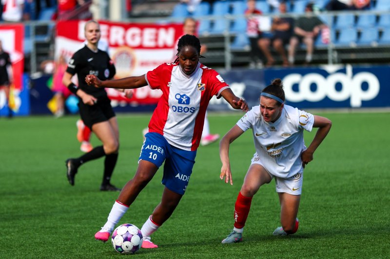 Joshualyn Reeves mot Brann tidligere i år. Foto: Petter Alexandersen