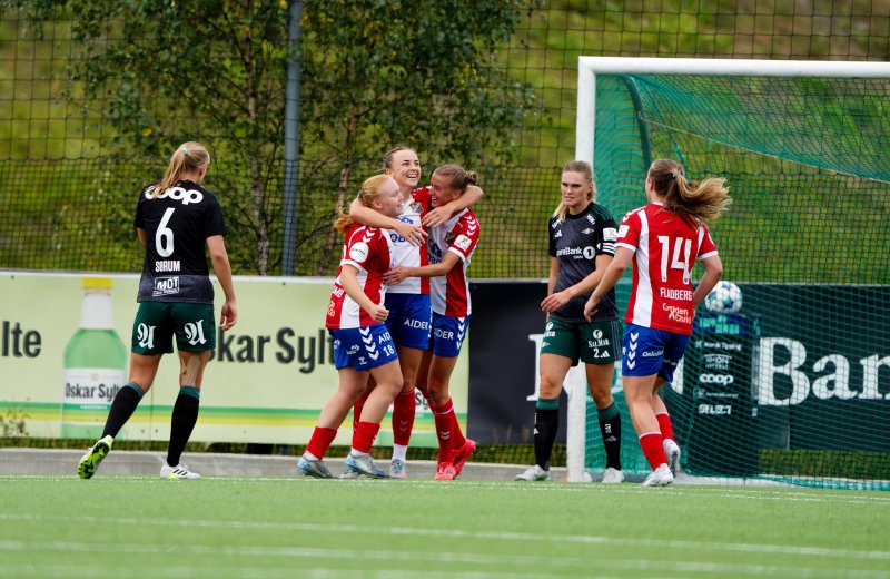 Røsholm Olsen er i fyr og flamme om dagen og satte inn sesongen 8. mål. Foto: Nicholas Noreng