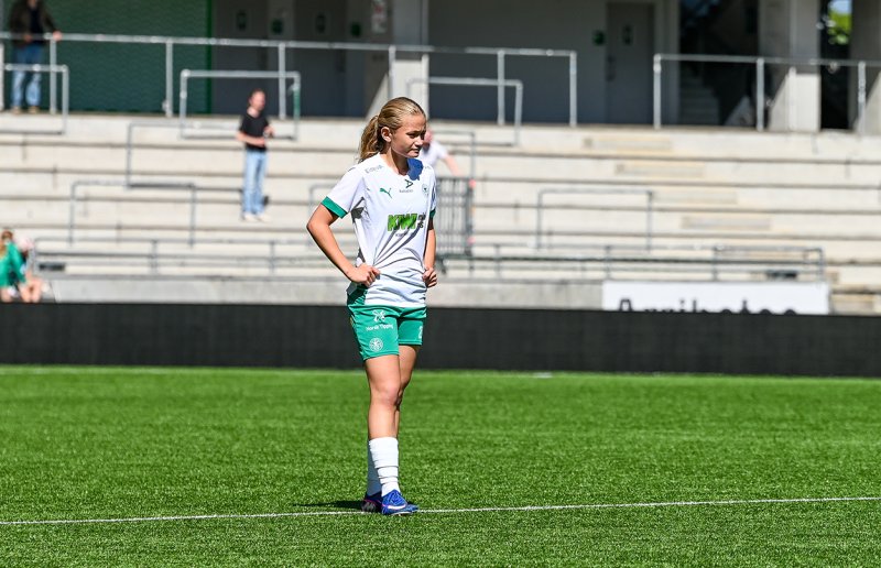 Mathilde Aasdokken mot Lyn U20 i går. Foto: Andreas Kristoffer Berge