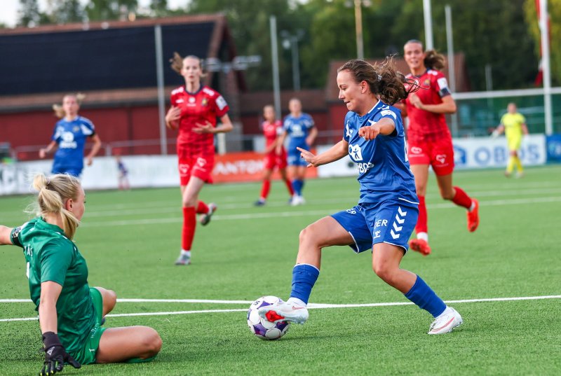 Sara Vorkinn Nielsen med en god debut. Foto: Petter Alexandersen