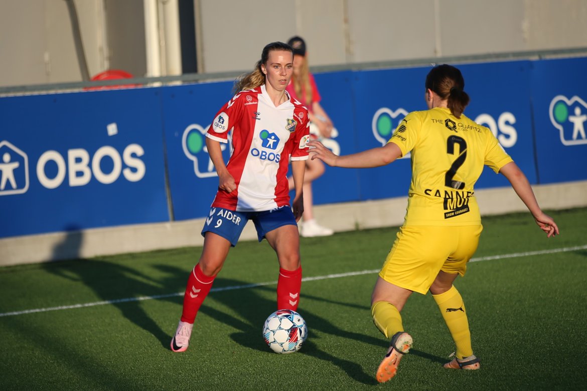Sofie mot Bodø/Glimt i NM tidligere i år. Foto: Petter Alexandersen